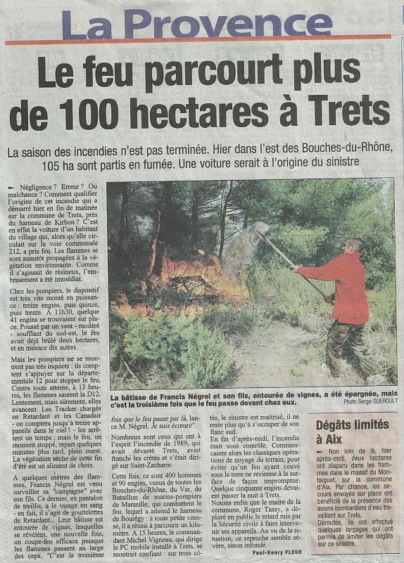 LA PROVENCE 6/09/04