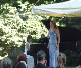 Concert de 7 chanteurs dans les jardins du casino