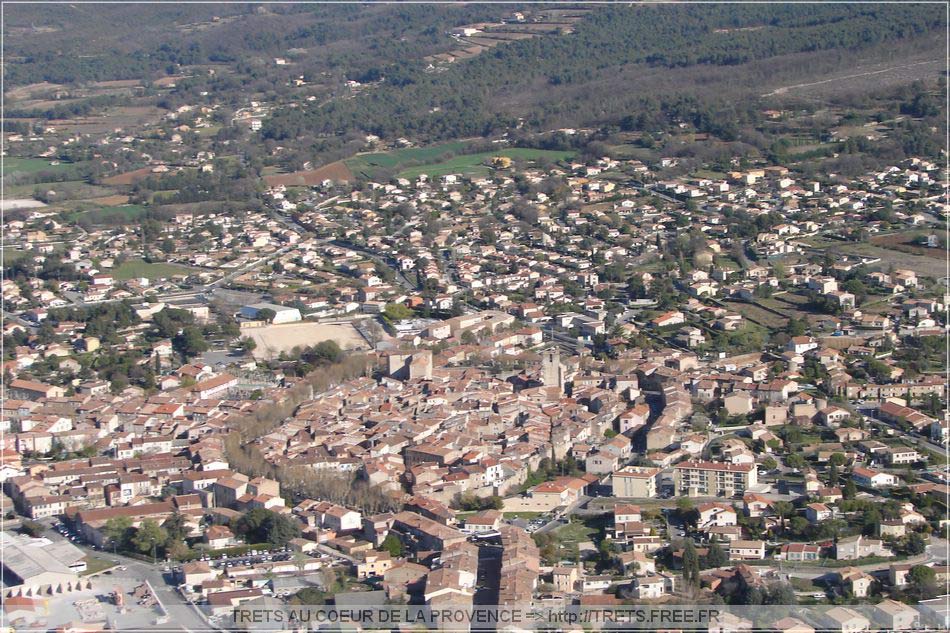 Trets vue d'hlico