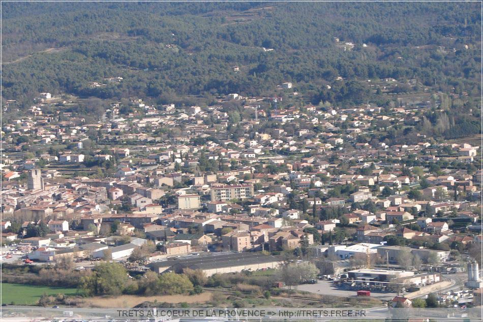 Trets vue d'hlico
